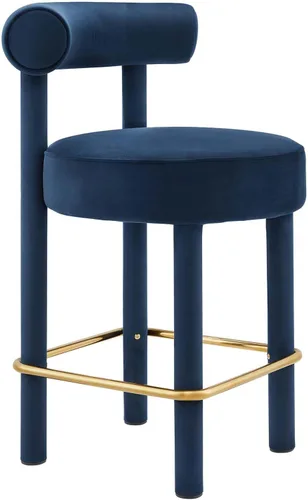 Miniatura 27 de Modway EEI-6705-IVO Toulouse Boucle - Juego de 2 sillas de comedor de tela, color marfil