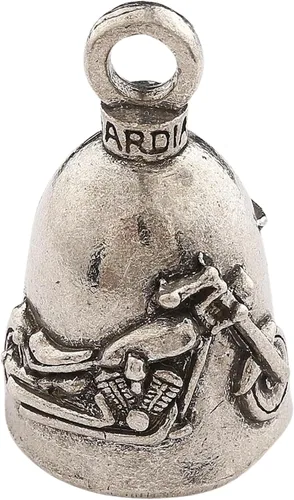 Miniatura 36 de Guardian Bell Good Luck Bell w/Keyring & Black Velvet Bag Motorcycle Bell Lead-Free Pewter Made in USA Phoenix Biker
