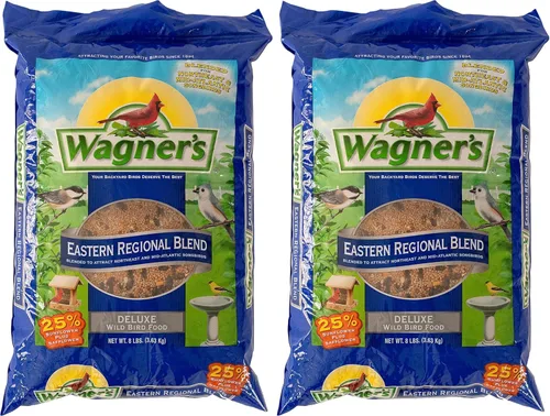 Wagner's 62011 Eastern Regional Blend - Alimento para aves silvestres, bolsa de 8 libras (paquete de 2)