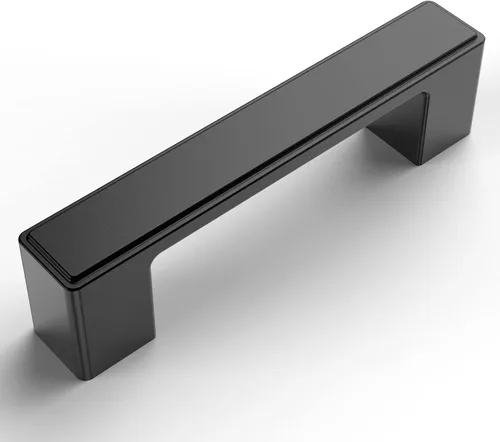 Paquete de 10 manijas de gabinete de cocina de 3 pulgadas, color negro mate, manijas de gabinete de cocina, manijas de cocina para armarios