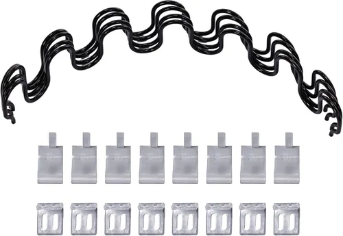 Yoogu 15inch Sofa Chair Upholstery Springs 4 PCS Replacement Includes Clips for Furniture Couch Repair or Other Applications