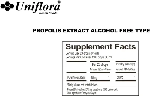 Miniatura 3 de Uniflora Extracto de propóleo de abeja verde brasileña – Sin alcohol, 60 Brix – Artepilina C alta – Apoyo inmunológico 1.0 fl oz