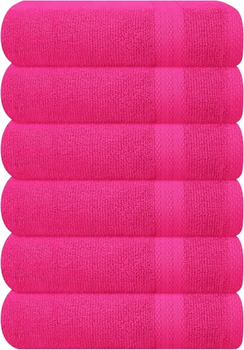 Miniatura 149 de GLAMBURG - Juego de 12 toallas faciales ultrasuaves de 13 x 13 pulgadas, 100% algodón, duraderas y altamente absorbentes, ideales para baño, cocina