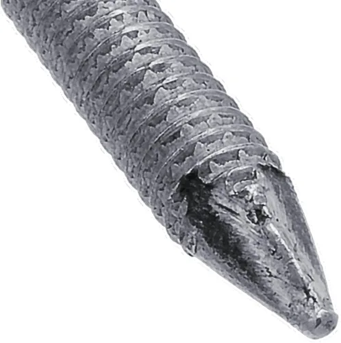 Miniatura 3 de 1/4" x 5" (40d) Tempered Ring Shank Pole Barn Nails - Use for landscaping timbers, railroad ties, pole barns and load bearing structures. 5 Pound