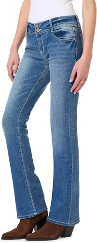 WallFlower, Luscious Curvy Bootcut - Jeans de tiro medio y corte de bota, con tela elástica Insta Stretch, para jóvenes y mujeres (tallas estándar y