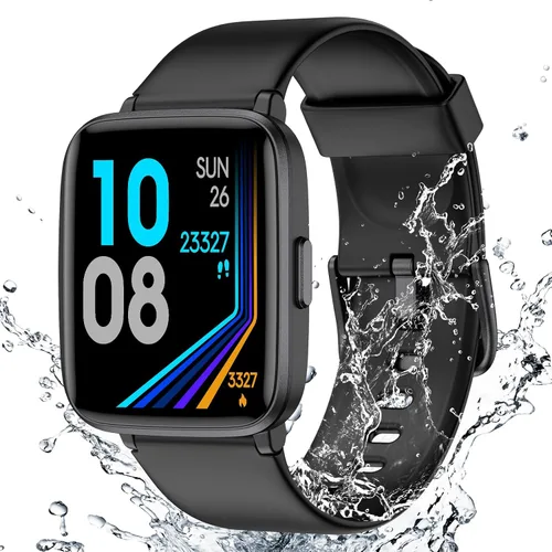Miniatura 8 de LIVIKEY Reloj de seguimiento de actividad física con monitor de frecuencia cardíaca, rastreador de actividad con podómetro, monitor de sueño