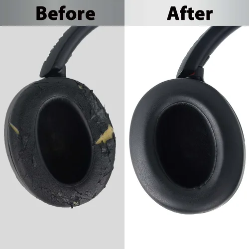 Miniatura 3 de WH-XB910N Almohadillas de repuesto con red y hebilla, almohadillas de auriculares con cancelación de ruido, piezas de reparación para auriculares