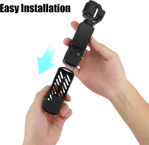 Miniatura 7 de Funda de silicona Pocket3 para DJI Osmo Pocket 3 accesorios de cámara, funda protectora suave antiarañazos y anticaídas