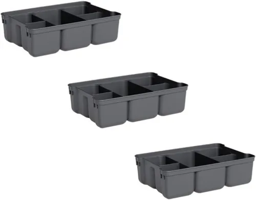 Miniatura 15 de Superio Cajas de almacenamiento transparentes con tapas, contenedores de plástico de 2.3 cuartos de galón para organizar, cajas apilables, sin BPA