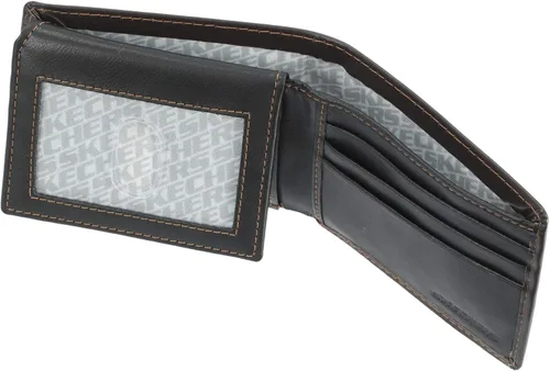 Miniatura 3 de Skechers Men's Passcase RFID Leather Wallet with Flip Pocket