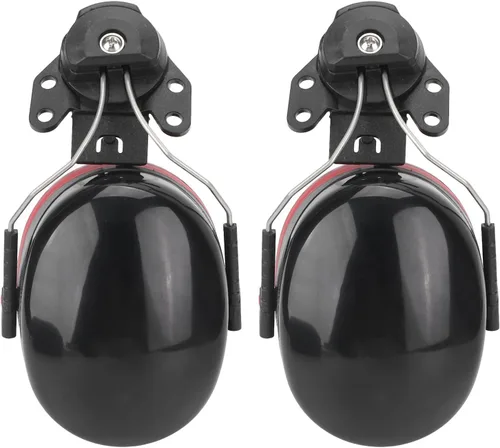 Miniatura 6 de Orejera de casco, audición de impacto firmemente sujeta la orejera de casco duro para carpintería