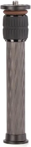 Leofoto Columna central, extensión de trípode adicional, fibra de carbono, 2 secciones ajustables, perno de tornillo convertible, rosca de montaje