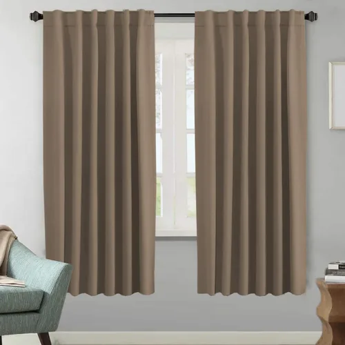 Miniatura 184 de H.VERSAILTEX Cortinas opacas con aislamiento térmico, paneles de tratamiento de ventana, cortinas opacas para oscurecer la habitación, cortinas Gris