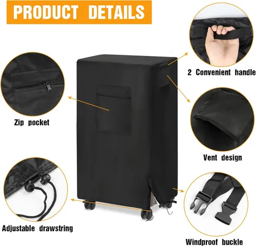 Miniatura 2 de Kasla Cubierta de enfriador evaporativo para enfriador evaporativo Hessaire MC26A, cubierta impermeable para enfriador de aire evaporativo, 21 x 15