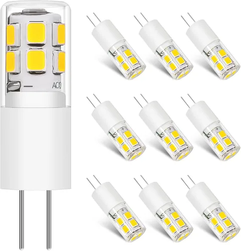 I-SHUNFA Bombilla LED G4 CA 120V Blanco Frío Paquete de 10