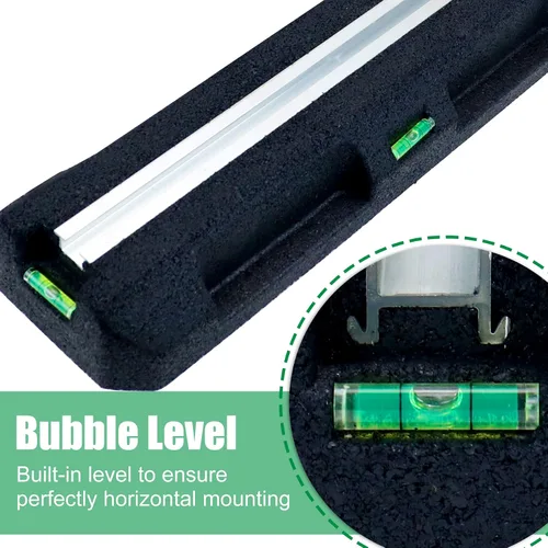 Miniatura 7 de Forestchill Kit de base de goma para montaje en el suelo para condensador de aire acondicionado mini split, paquete de 2 soportes de montaje mini