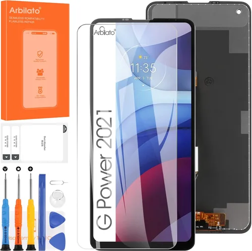 Pantalla para Motorola Moto G Power 2021 Reemplazo de pantalla para Moto XT2117 Pantalla LCD XT2117-3, XT2117-4 Pantalla táctil Digitalizador