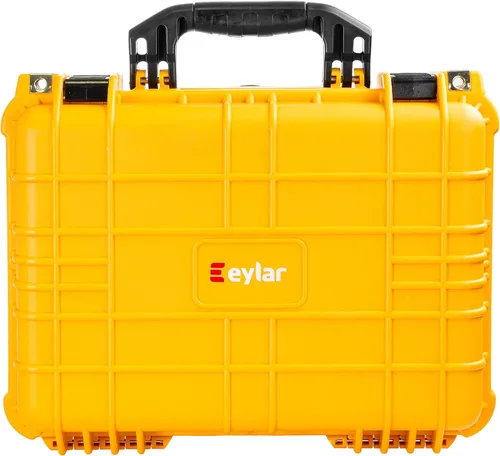 Miniatura 9 de Eylar Estuche Rígido Estándar de 16" para Equipo y Cámara, Impermeable con Espuma, Estándares TSA Blanco