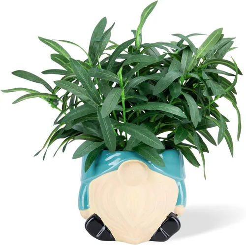 Miniatura 9 de Maceta de Cerámica de 6 Pulgadas Macetas para Plantas de Interior y Exterior Macetas para Flores Maceta para Plantas Suculentas Maceta de Mediados