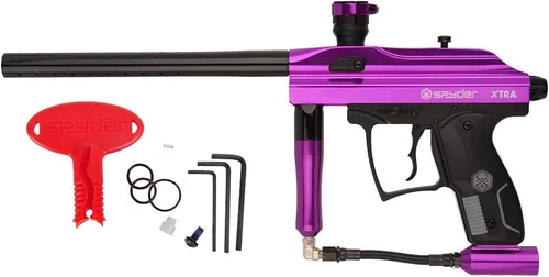 Miniatura 4 de Kingman Spyder Xtra - Pistola de paintball semiautomática Azul satinado