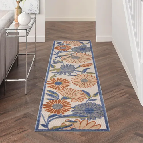 Miniatura 55 de Nourison Home Aloha - Alfombra beige de 2 pies 3 pulgadas x 12 pies, fácil de limpiar, no se desprende, para dormitorio, sala de estar, comedor