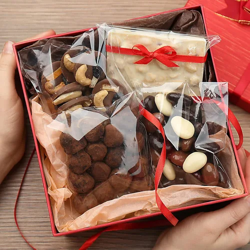 Miniatura 3 de Morepack Bolsas de celofán autosellantes autoadhesivas, 5 x 6 pulgadas, bolsas transparentes resellables para galletas para regalo, 200