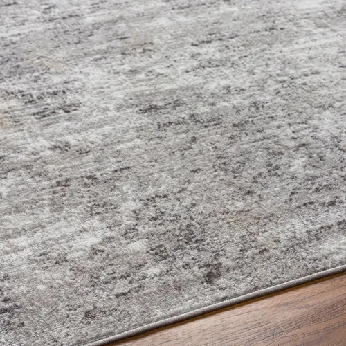 Miniatura 3 de Livabliss Choukri - Alfombra abstracta moderna de 7 pies 10 pulgadas, redonda, gris plateado
