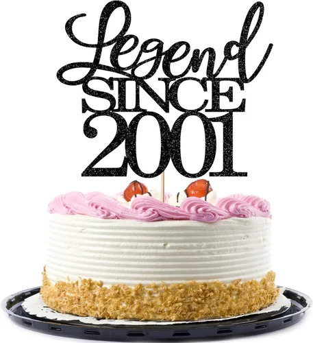Miniatura 15 de Legend since 1973 - Decoración para pastel de cumpleaños número 53, decoración de pastel de feliz cumpleaños para hombres y mujeres de 53 años