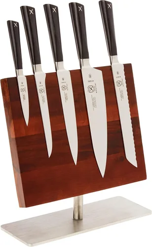 Miniatura 7 de Mercer Culinary Züm - Juego de bloques forjados de 6 piezas, madera de haya y vidrio