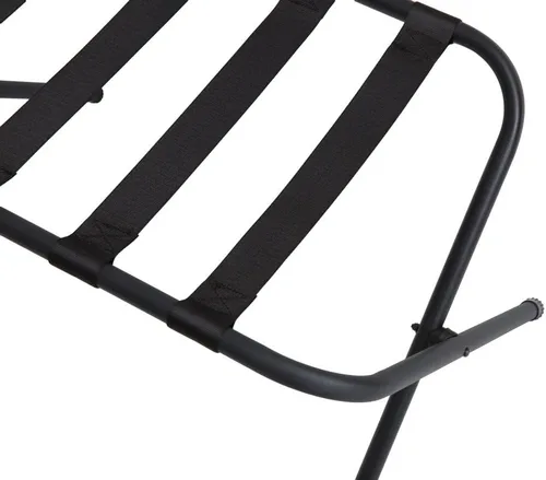 Miniatura 3 de Mabel Home Portaequipajes plegable de metal negro