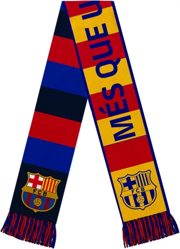 Miniatura 12 de Icon Sports Bufanda de fútbol con licencia oficial del FC Barcelona, unisex para adultos