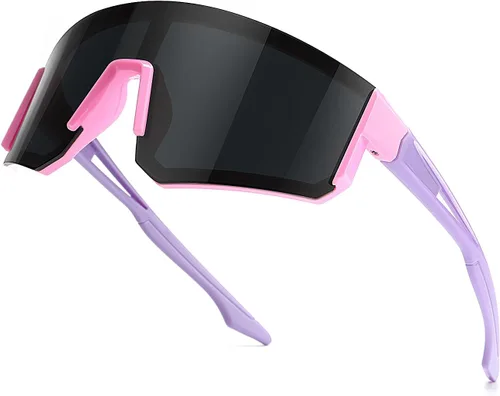 Miniatura 11 de SEKKAF - Gafas de sol deportivas para jóvenes, para béisbol y softbol, para niños y niñas de 6 a 12 años, gafas de sol para ciclismo, ligeras