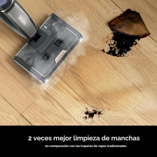 Miniatura 4 de Shark Steam Pickup SD201 Trapeador ligero de vapor 3 en 1, recoge residuos, con limpieza profunda, desinfecta con vapor, todo a la vez, para pisos