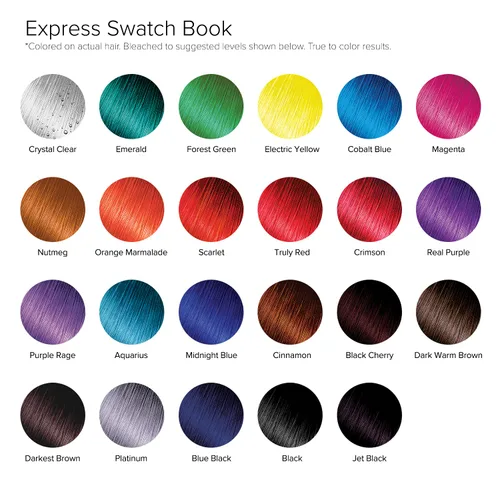 Miniatura 7 de Kiss Express - Kit completo de tinte semipermanente para el cabello, tinte vívido y altamente pigmentado para cabello vibrante, fórmula suave