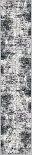 Miniatura 825 de IOHOUZE Alfombra abstracta lavable de 3 x 12 pies para pasillos, antideslizante para cocina, camino de entrada de lana sintética para interiores
