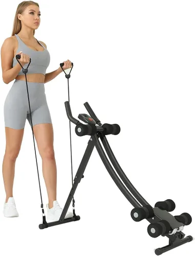 Miniatura 5 de Equipo de entrenamiento AB, máquina de abdominales para gimnasio en casa para ejercicio abdominal y entrenamiento de fuerza, equipo de fitness