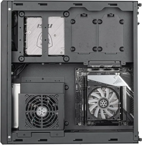 Miniatura 12 de Silverstone Tecnología Milo 12 Carcasa delgada Mini-ITX de alto rendimiento, SST-ML12B