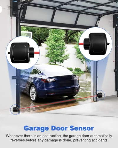 Miniatura 4 de Abridor de puerta de garaje, sensor de seguridad, ojos para abridor de puerta de garaje lineal, accesorios compatibles con HAE00002 LSO50 LDO33