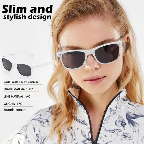 Miniatura 36 de Lxnoap Gafas de sol de marco grueso ovaladas retro atrevidas, gafas de sol ovaladas retro de Y2k, gafas de sol ovaladas ovaladas retro Mod Kurt
