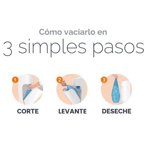 Miniatura 8 de Cubeta contenedora pañales sucios con tecnología antiolor Playtex, de Diaper Genie, Blanco