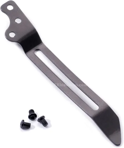 Miniatura 2 de EZSMITH (Modelo 1 Pinza de bolsillo universal - (Acabado táctico negro) - Pinza de bolsillo de repuesto para cuchillos plegables, teléfonos