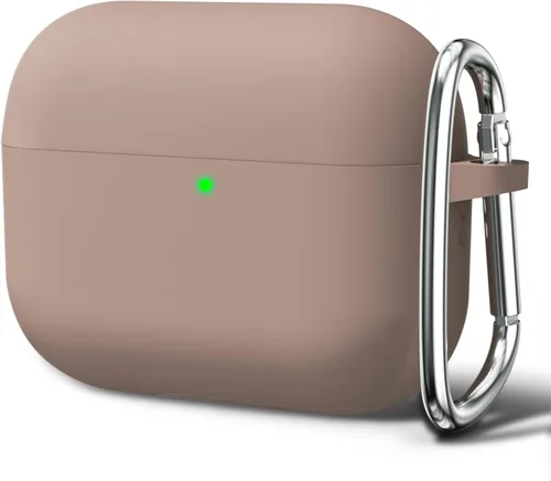 Miniatura 38 de Oakxco Funda de silicona para Airpods 3, bonita funda rígida femenina para Airpods de 3ª generación con llavero, gel de goma colorido suave de TPU