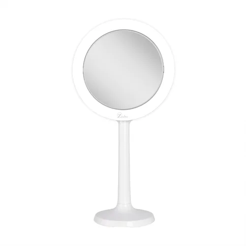 Zadro Espejo de maquillaje iluminado de 7 pulgadas con aumento 8X/1X ventosa espejo de maquillaje montado en la pared Espejo de viaje LED de 3 Blanco