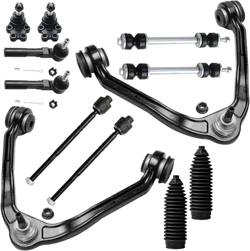 Miniatura 62 de Detroit Axle - Kit de suspensión delantera de 12 piezas para Mercury Grand Marquis Ford Crown Victoria Town Car 2003-2011, 2 brazos de control