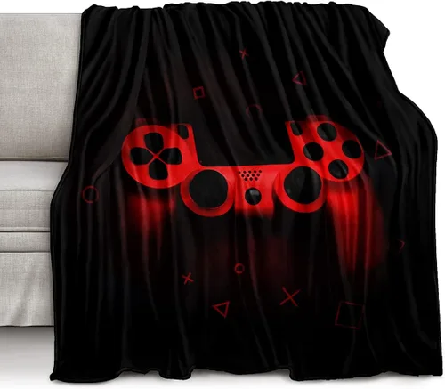 Miniatura 12 de lirs Bedding - Manta de juegos de 60 x 50 pulgadas súper suave, forro polar, regalo para sofá para niños, adolescentes, videojuegos (MT-A01, 60 x 50)