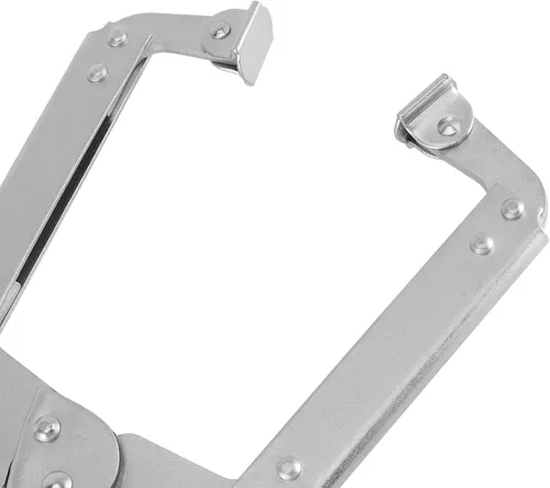 Miniatura 3 de HOZEON 3 PCS Alicates de Abrazadera C de Bloqueo de 14 Pulgadas, Alicates de Abrazadera C de Trabajo Pesado para Soldadura con Almohadillas