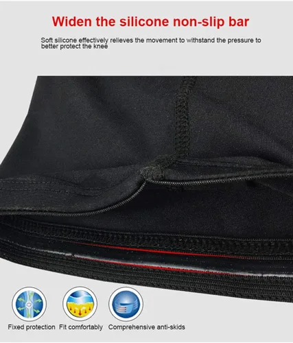 Miniatura 3 de PISIQI Rodilleras de compresión para baloncesto, voleibol, rodilleras de compresión para piernas de fútbol para adultos, rodillera de apoyo
