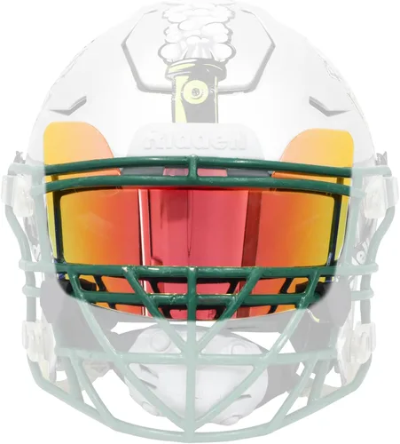 Miniatura 10 de Visera de fútbol transparente para adultos y jóvenes, protector de ojos con clips de visera de fútbol fácil de instalar para protección del casco