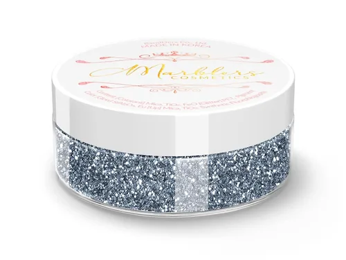 Miniatura 15 de MARBLERS Brillantina de forma gruesa de grado cosmético [estrella] 0.11 onzas (0.11 oz) Escamas No tóxica Vegana Libre de crueldad animal