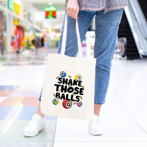 Miniatura 3 de JXGZSO B Gambler Gift Shake Those Balls Bolsa de Maquillaje Lucky B Bolsa B Bolsa B Regalo para amantes de los juegos, Agita esas bolas de compras